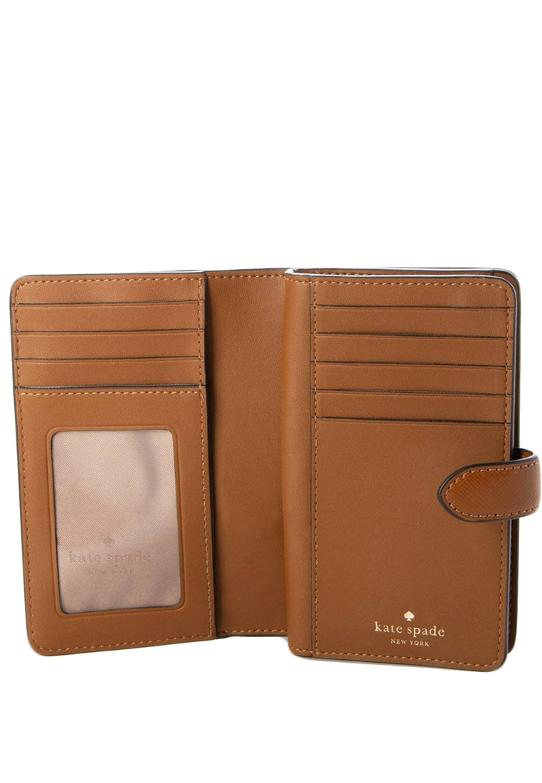 Kate Spade Madison Medium Compact Bifold Wallet - Caven Clay