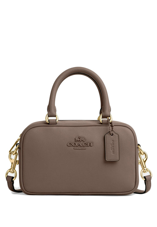 Coach Satchel Crossbody - Dark Stone
