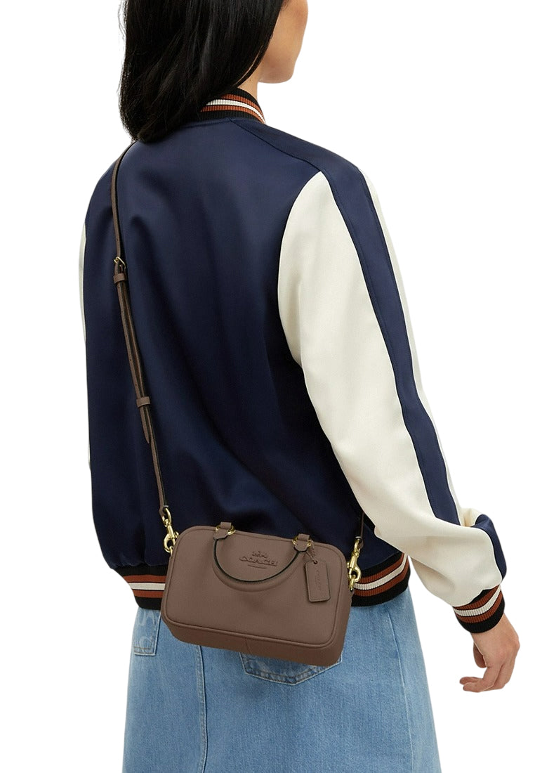 Coach Satchel Crossbody - Dark Stone