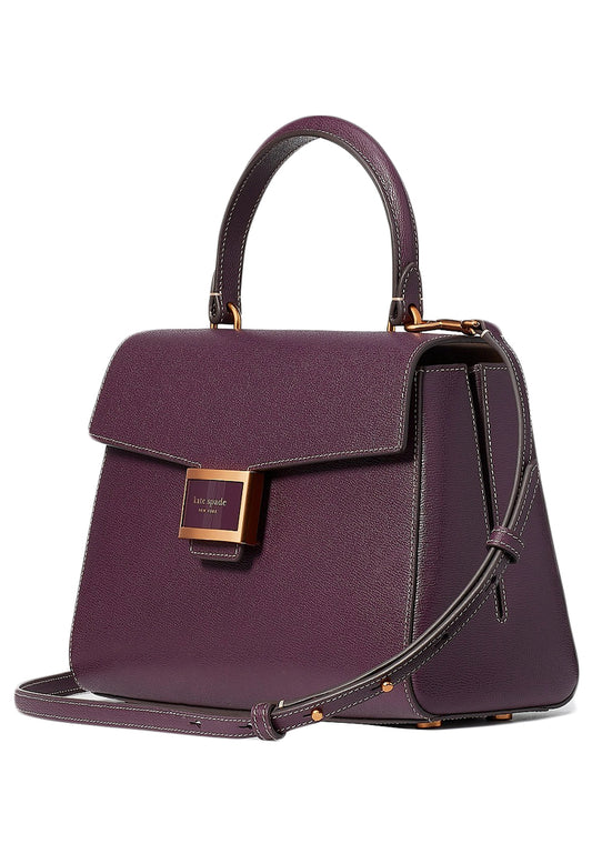 Kate Spade Katy Medium Top-handle Bag - Deep Purple
