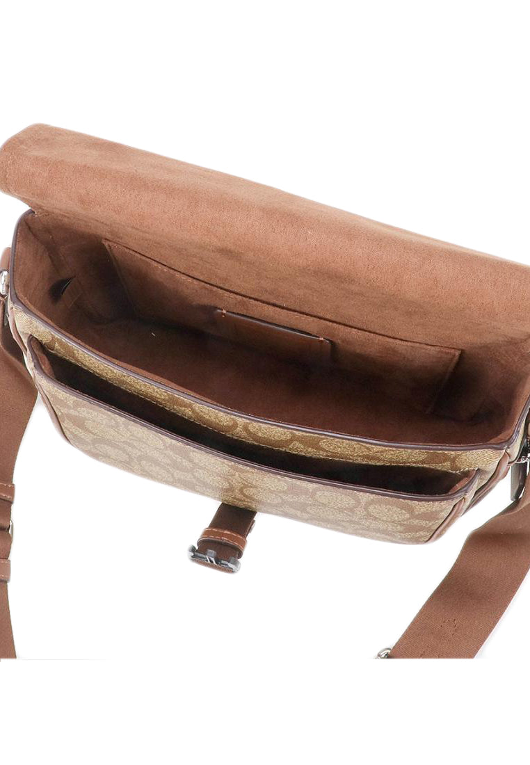 Coach Pace Messenger Bag In Signature Canvas - Brown