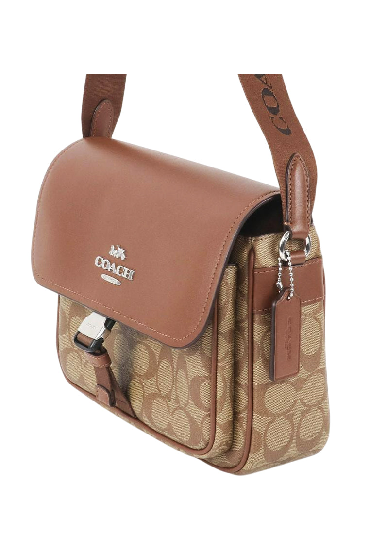 Coach Pace Messenger Bag In Signature Canvas - Brown