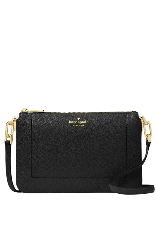 Kate Spade Lena Double Compartment Crossbody - Black