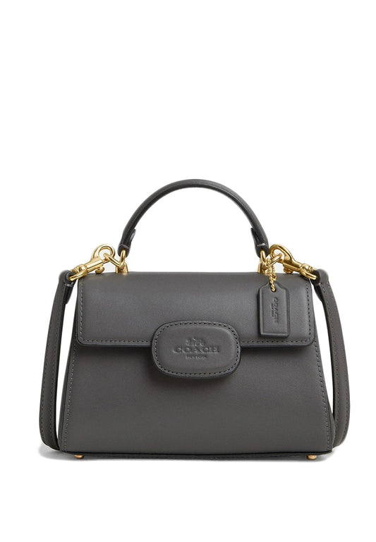 Coach Eliza Mini Top Handle Bag - Charcoal Black