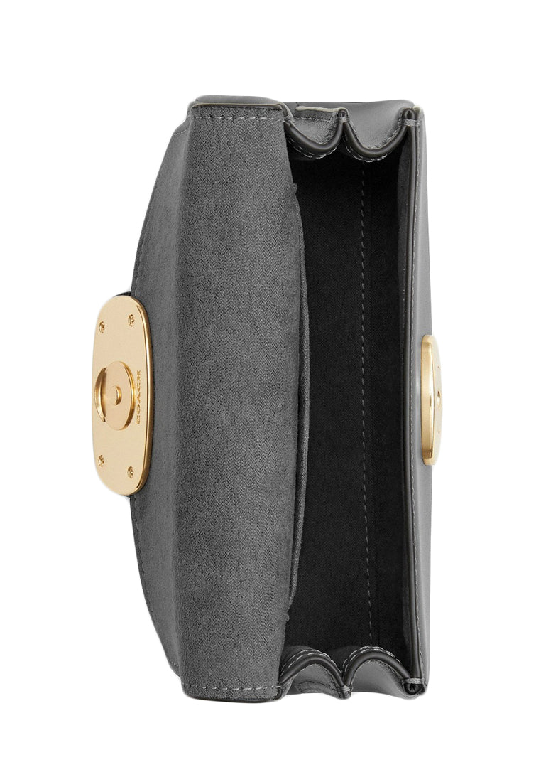 Coach Eliza Mini Top Handle Bag - Charcoal Black