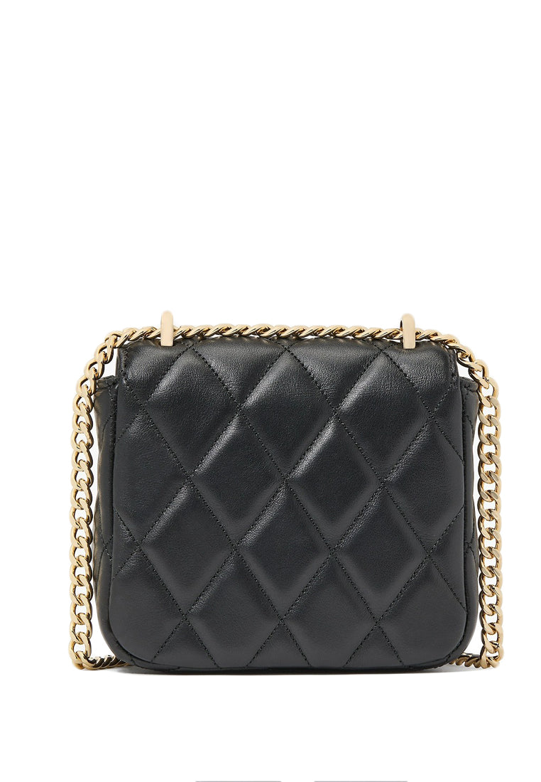 Kate Spade Carey Quilted Micro Flap Crossbody - Black