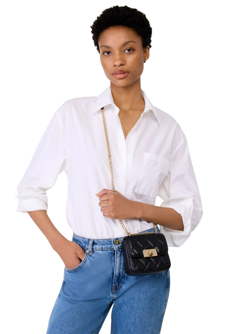 Kate Spade Carey Quilted Micro Flap Crossbody - Black