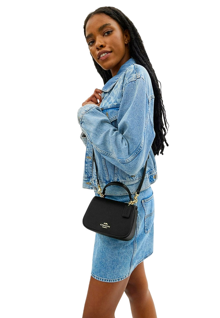 Coach Lysa Top Handle Bag - Black