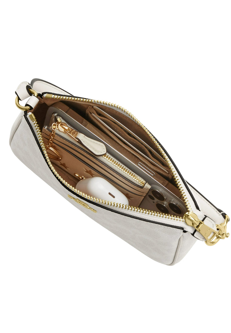 Coach Nolita 19 In Signature Canvas - White/Chalk