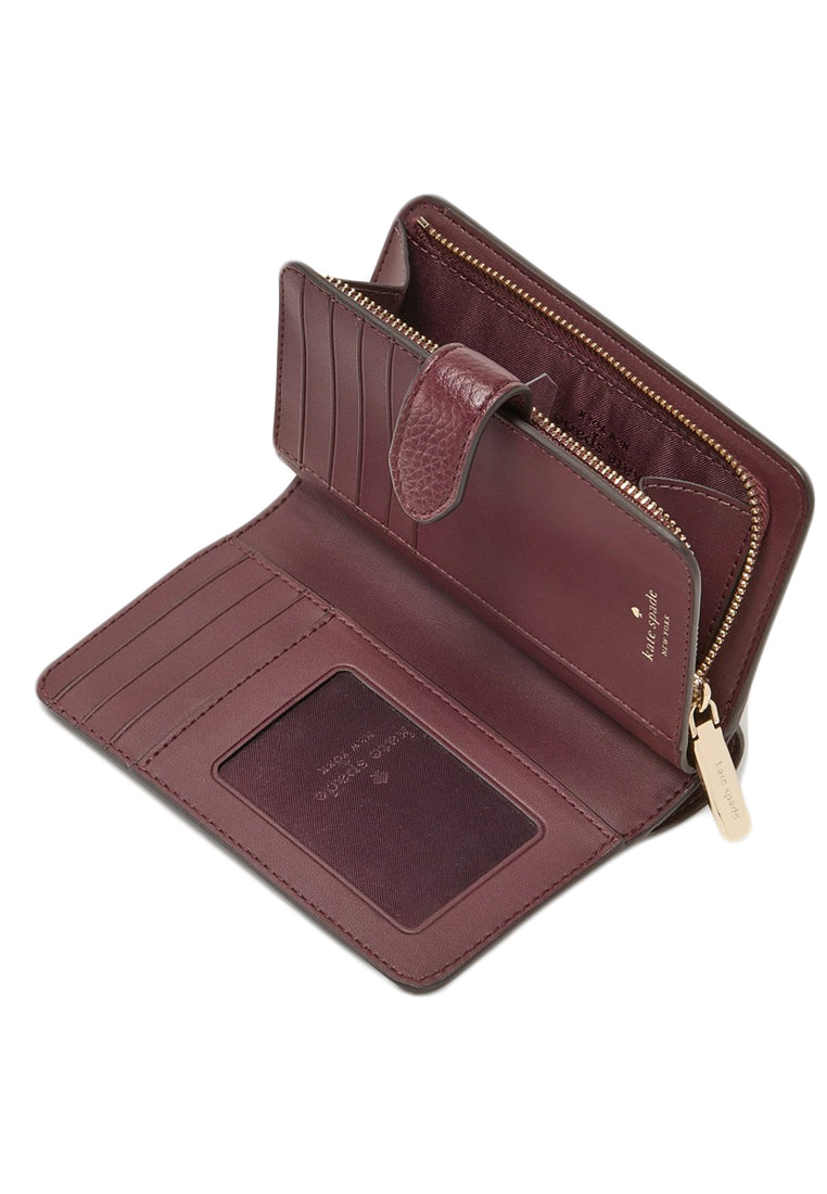 Kate Spade Lena Medium Bifold Wallet - Cherrywood