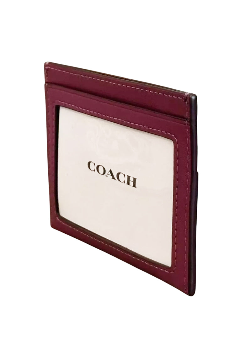 Coach Slim ID Card Case - Pink