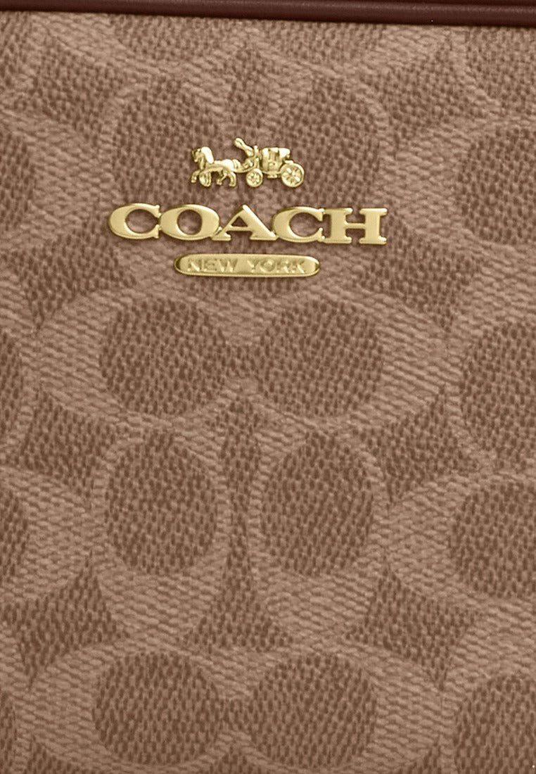 Coach Mini Jamie Camera Bag In Signature Canvas - Tan/Brown