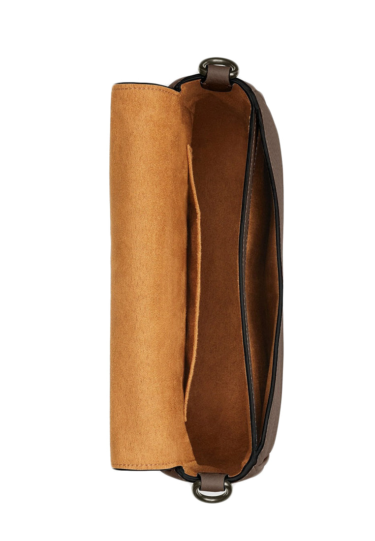 Coach Amelia Saddle Bag - Dark Stone