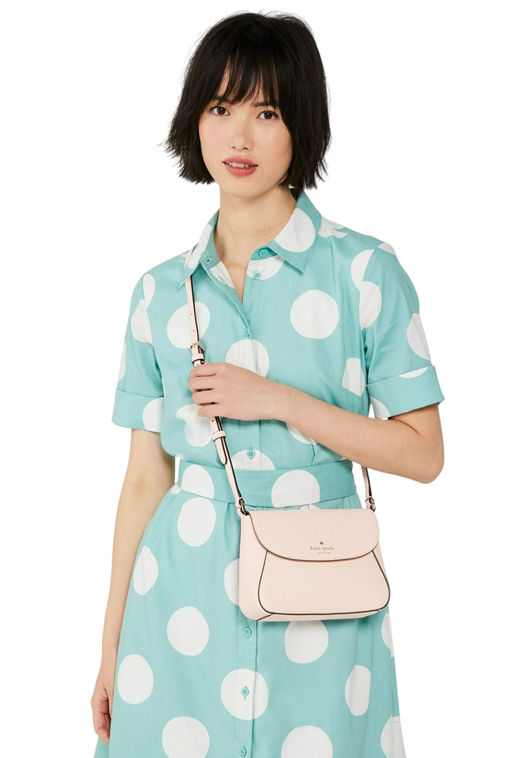 Kate Spade Monica Small Flap Crossbody - Blush Cloud