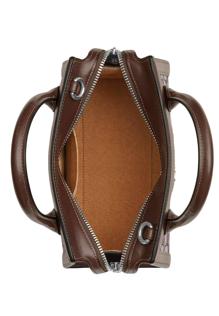 Coach Andrea Carryall Bag In Signature Jacquard - Maple