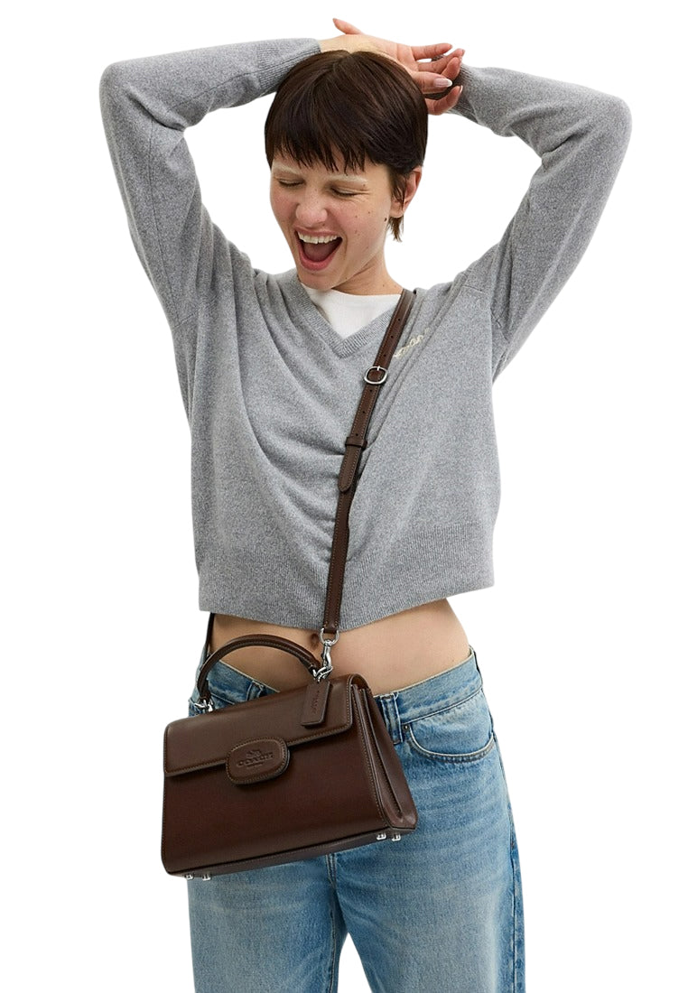 Coach Eliza Top Handle Bag - Maple