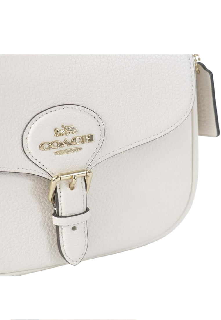 Coach Amelia Saddle Bag - White