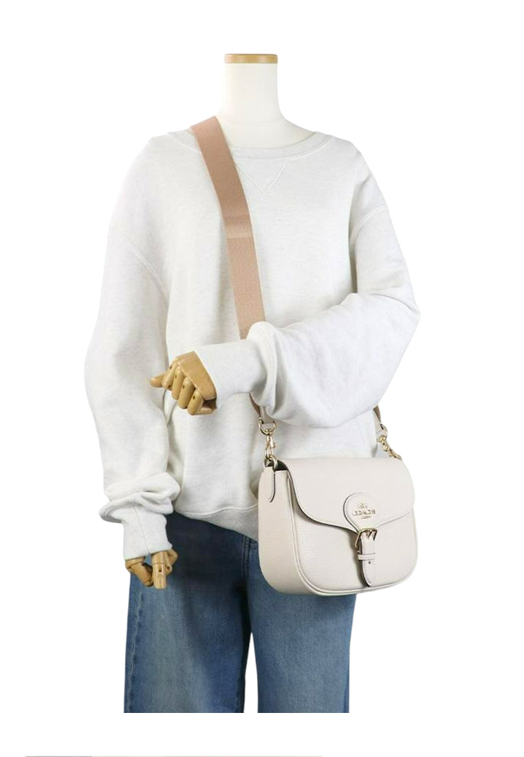 Coach Amelia Saddle Bag - White