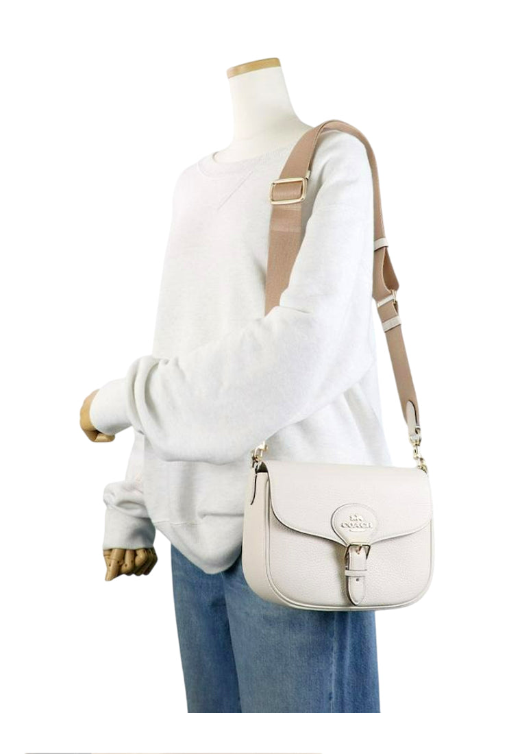 Coach Amelia Saddle Bag - White