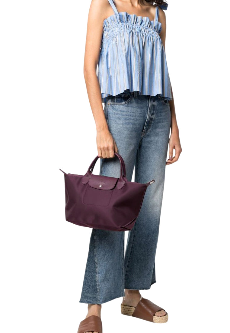 Longchamp Longchamp Le Pliage Neo Small Top Handle Handbag - Grape Purple
