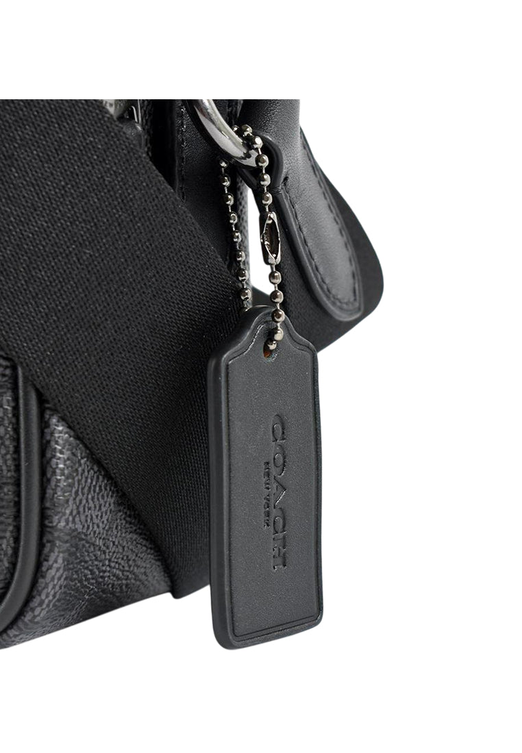 Coach Mens Graham Crossbody Bag - Charcoal Black