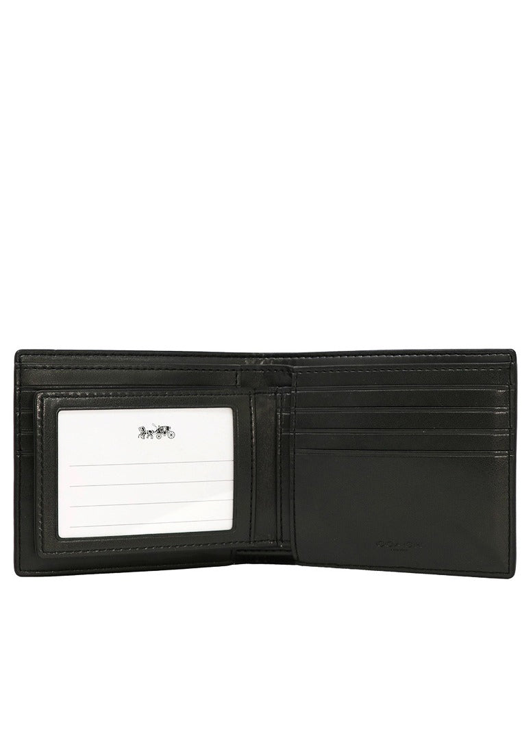 Coach 3 In 1 Wallet In Blocked Signature Canvas - Mahogany