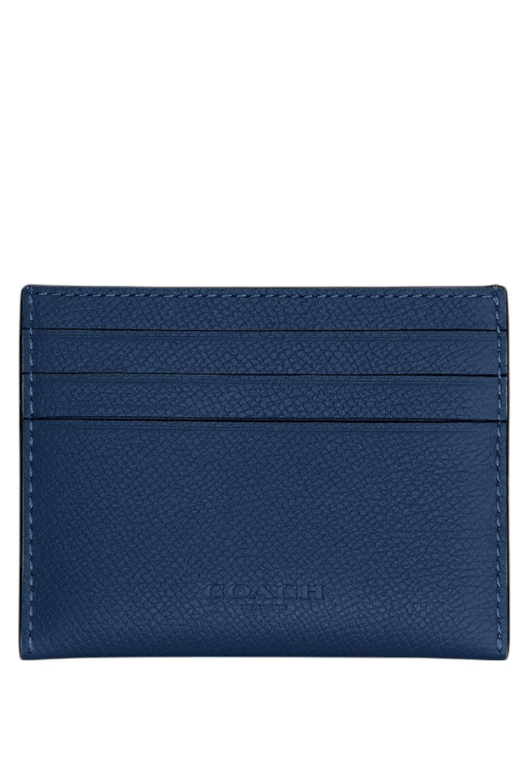 Coach Mens Card Case - Deep Blue