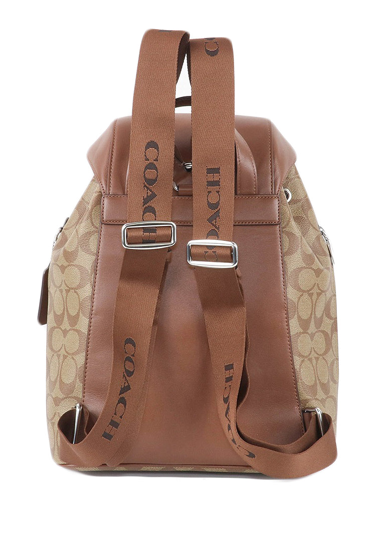 Coach Pace Large Backpack In Signature Canvas - Brown