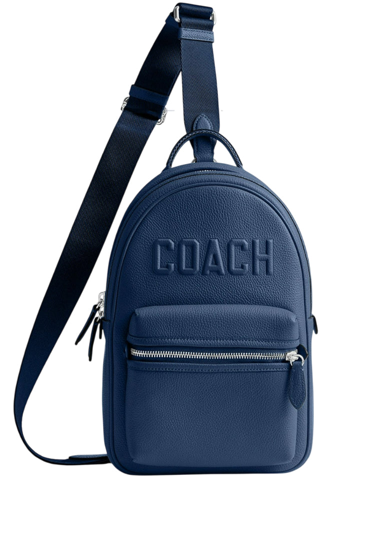 Coach Mens Charter Pack With Coach Graphic - Navy