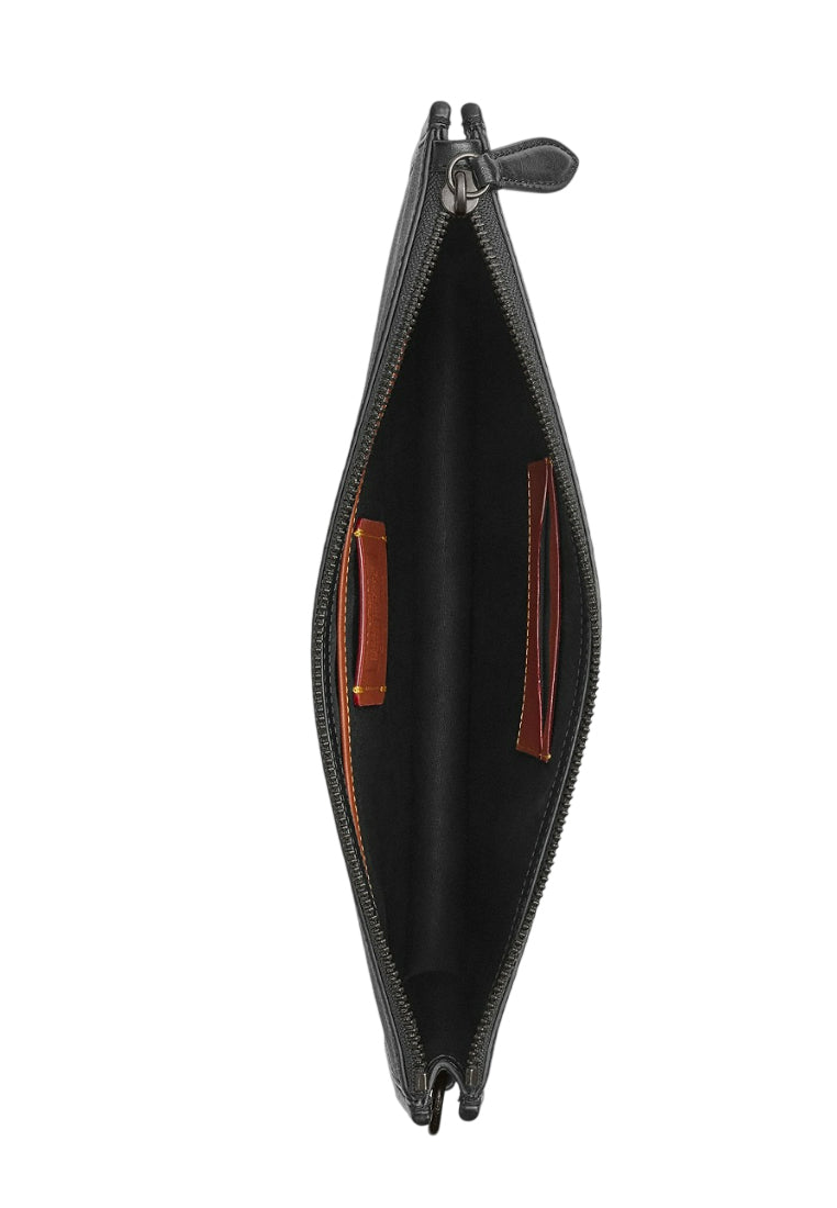 Coach Mens Charter Pouch Signature Canvas - Black