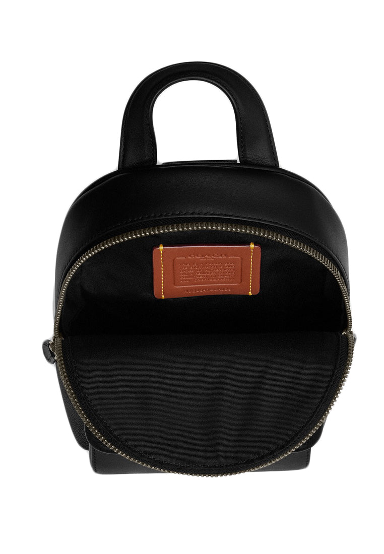 Coach Mens Small Turnlock Sling Pack In Signature Canvas - Black