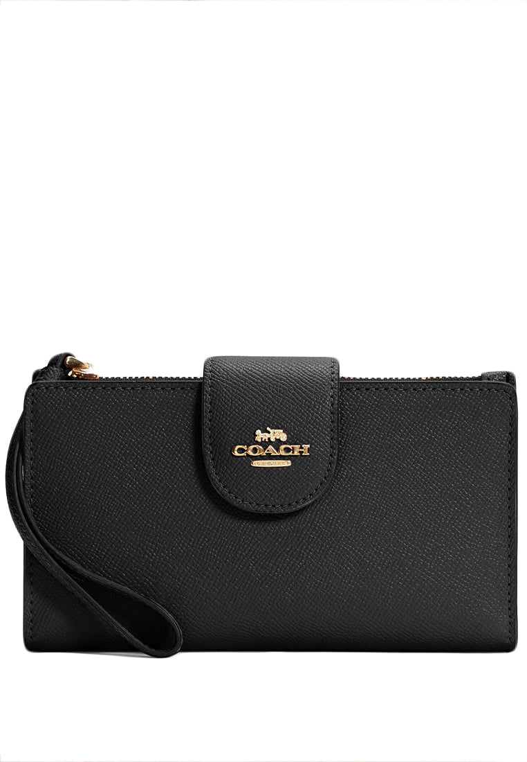 Coach Phone Wallet - Black