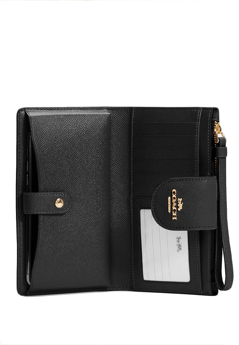 Coach Phone Wallet - Black