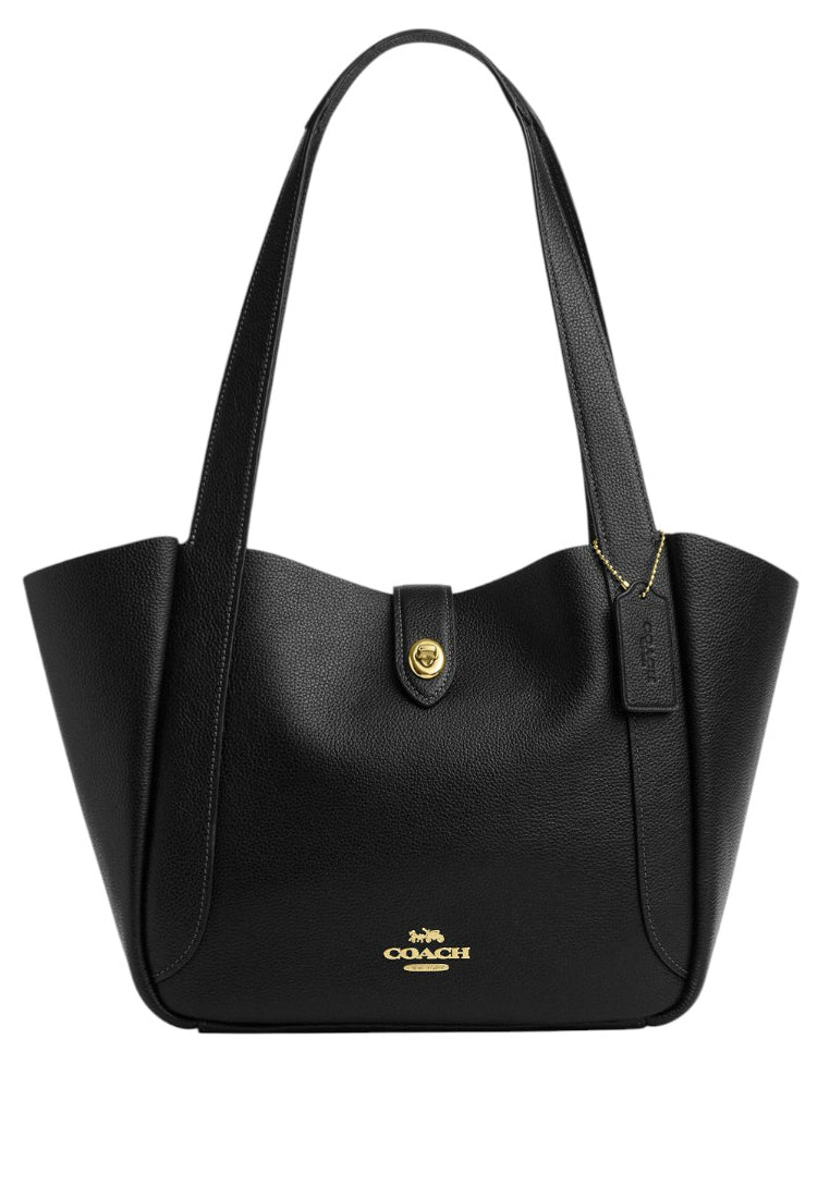 Coach Hadley Turnlock Tote Bag - Black