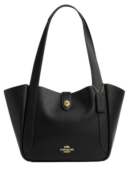 Coach Hadley Turnlock Tote Bag - Black
