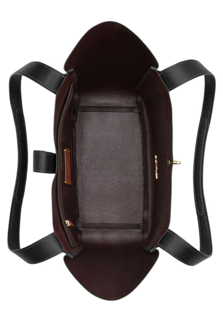 Coach Hadley Turnlock Tote Bag - Black