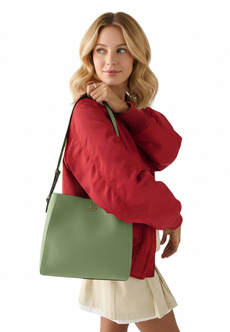 Kate Spade Juliette Medium Bucket Bag - Cedar Stand Green