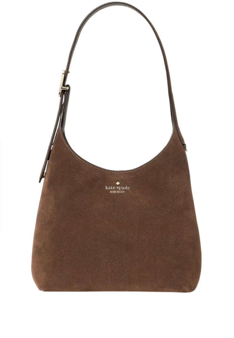 Kate Spade 454 Suede Small Shoulder Bag - Hot Fudge