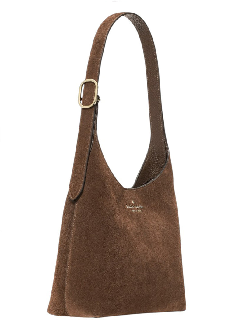 Kate Spade 454 Suede Small Shoulder Bag - Hot Fudge