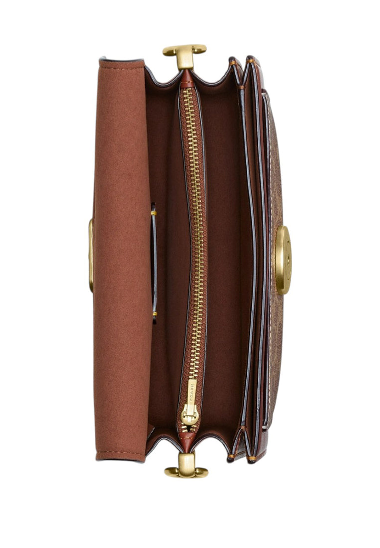 Coach Tabby Shoulder Bag 20 In Signature Canvas - Brown