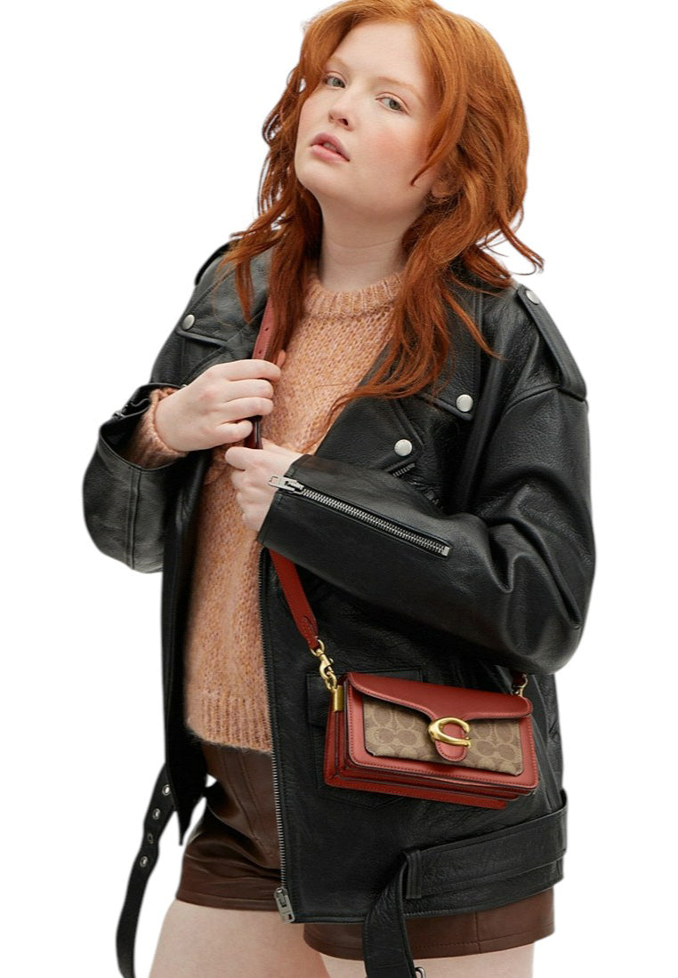 Coach Tabby Shoulder Bag 20 In Signature Canvas - Brown