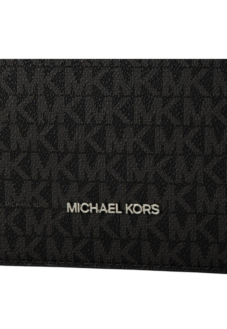 Michael Kors Jet Set Medium Signature Logo Crossbody Bag - Black