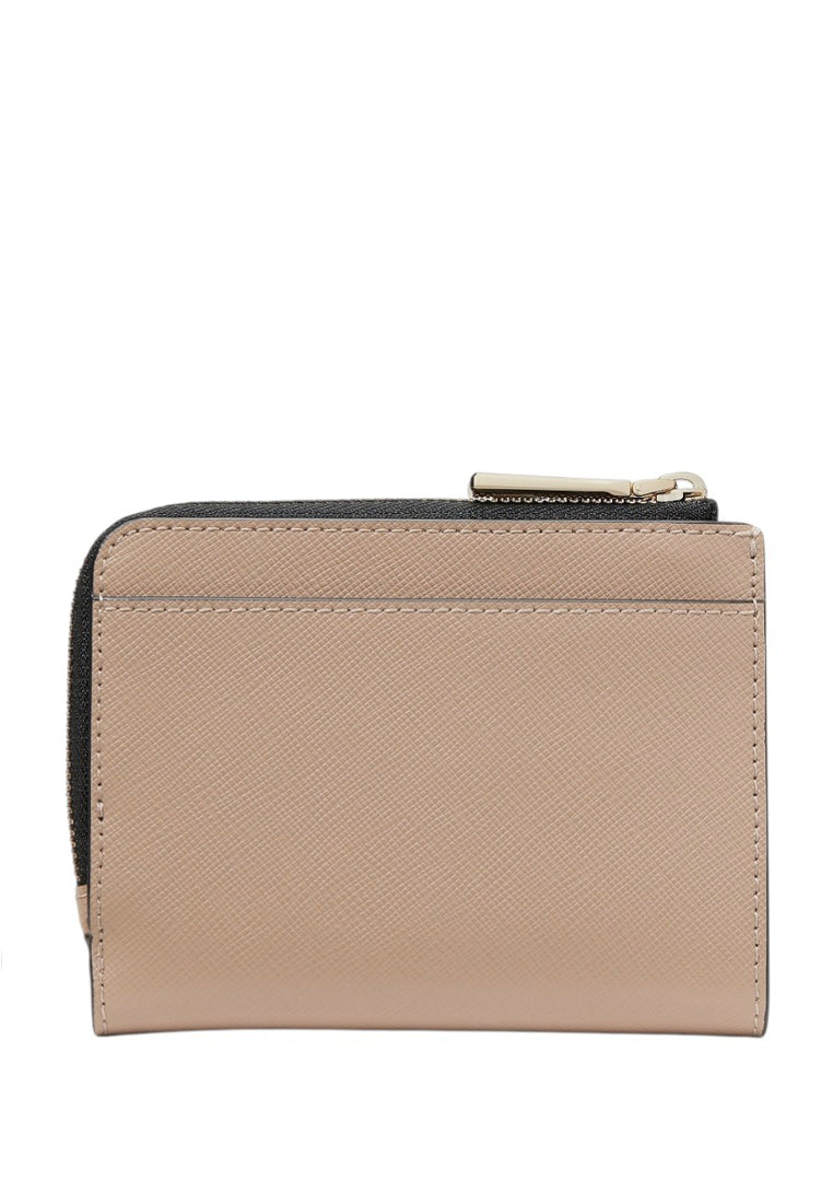 Kate Spade Madison Colorblock Small L Zip Wallet - Toasted Hazelnut/Multi