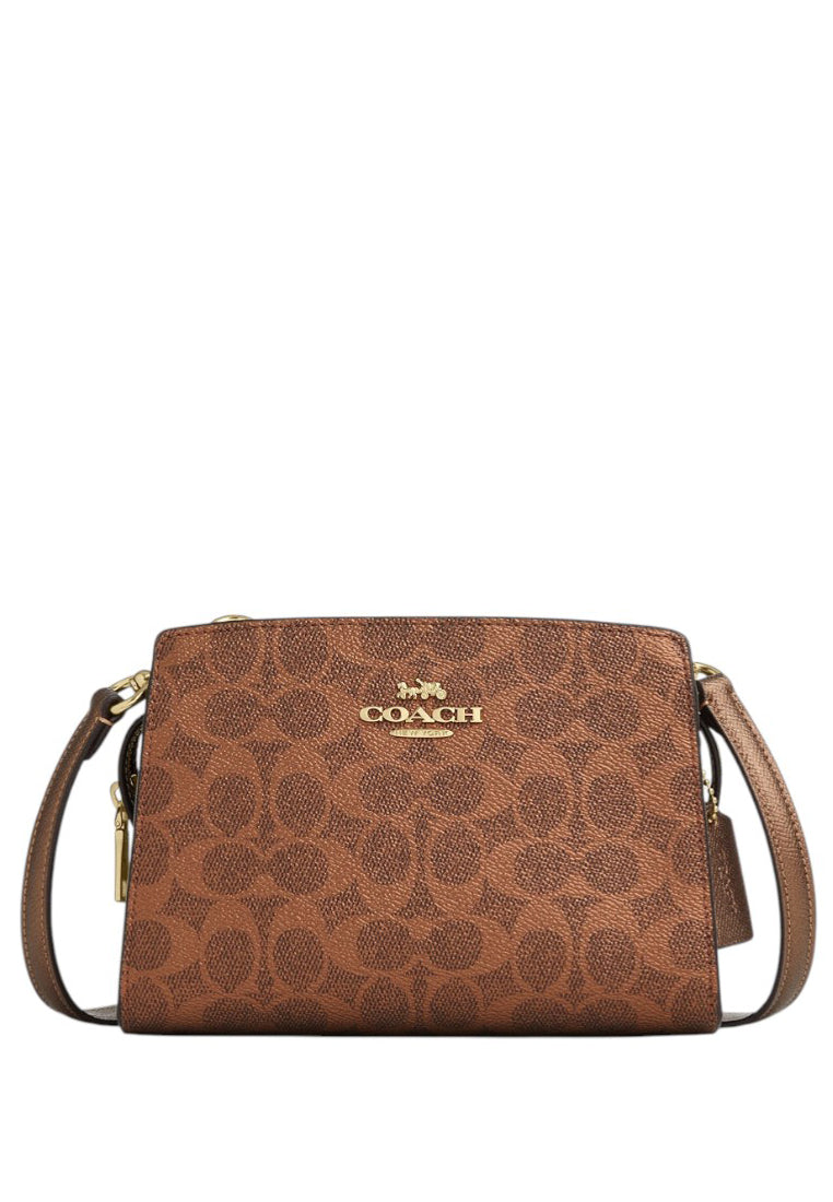 Coach Gia Crossbody Bag In Signature Canvas - Cooper
