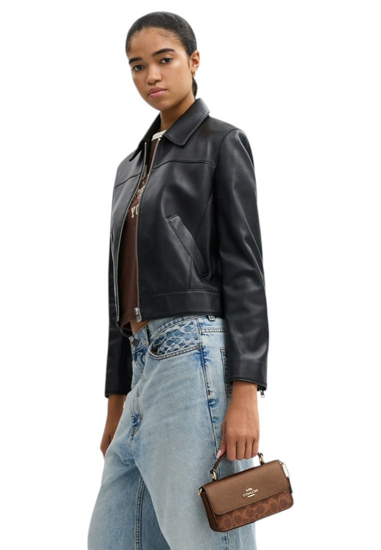 Coach Mini Josie Top Handle In Signature Canvas - Cooper
