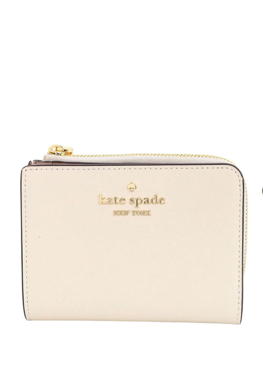 Kate Spade Madison Small L-Zip Wallet - White