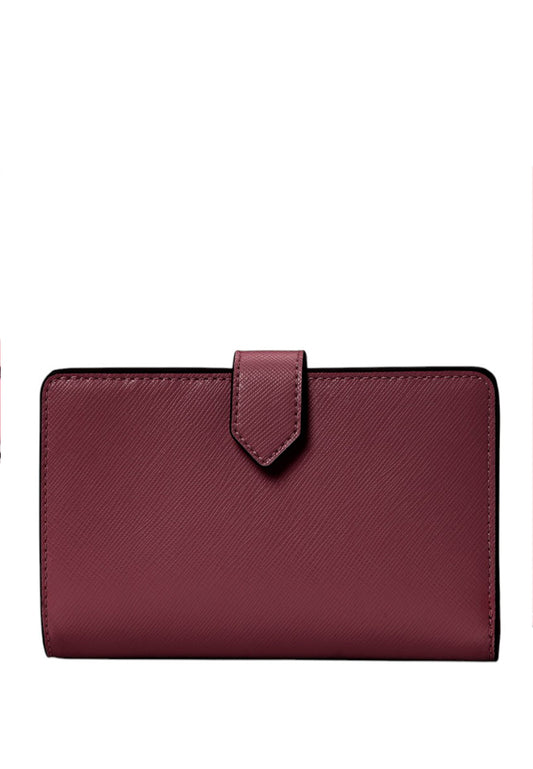 Kate Spade Staci Medium Compact Bifold Wallet - Dark Merlot