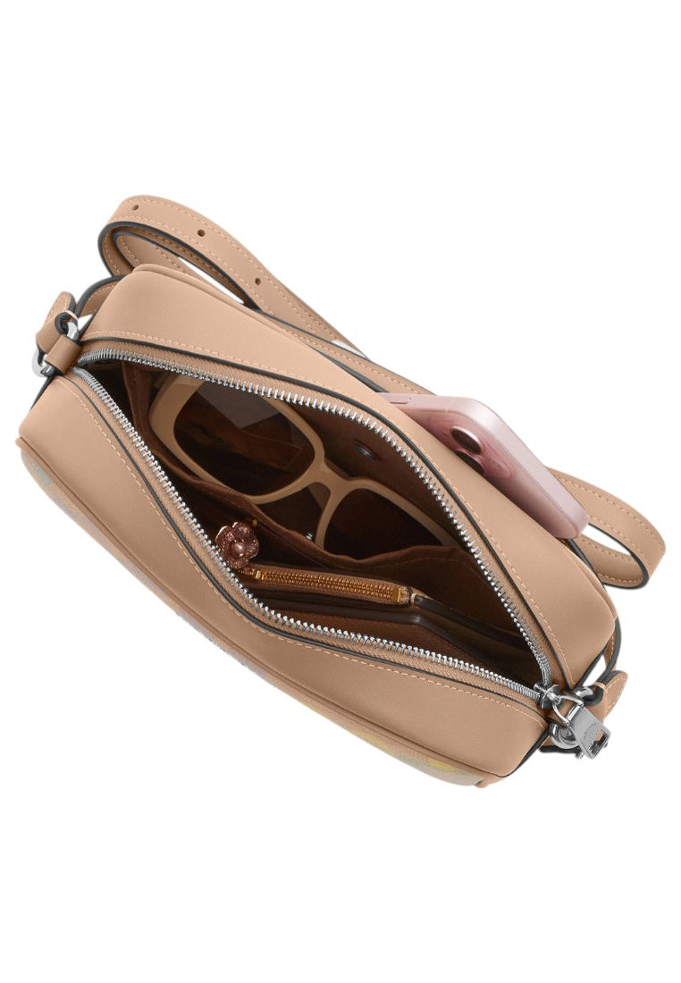 Coach Jamie Camera Bag In Rainbow Signature Canvas - Sand/Multi