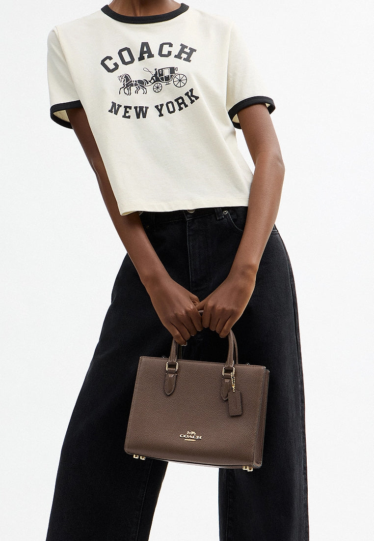Coach Maggie Small Tote Bag - Dark Stone
