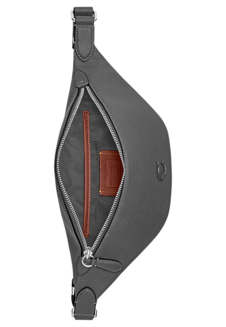 Coach Mens Charter Belt Bag 7 - Charcoal Grey